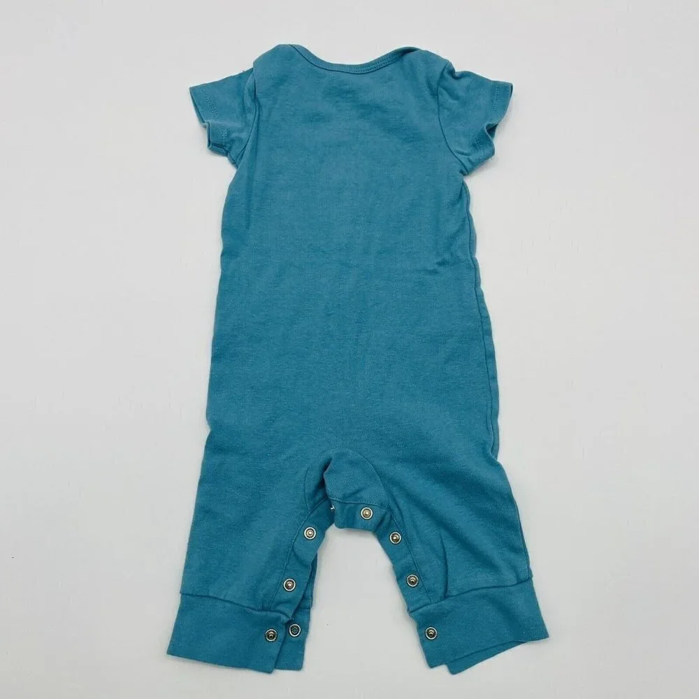 Carters Infant Boys Size 6 Months I Still Live At Home One Piece Romper Blue 212